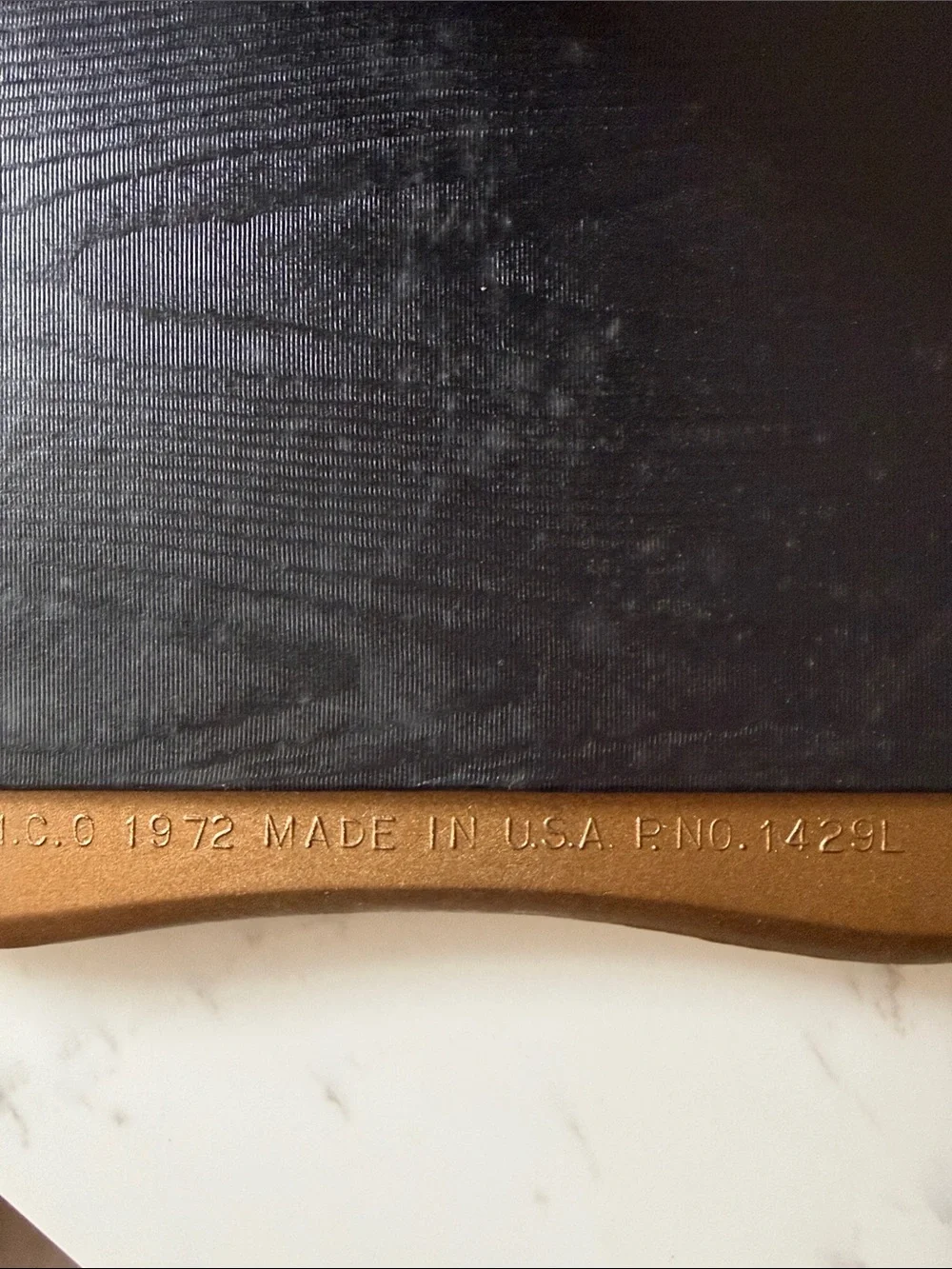 Vintage Gold Tone Table Top Picture Frame 1972